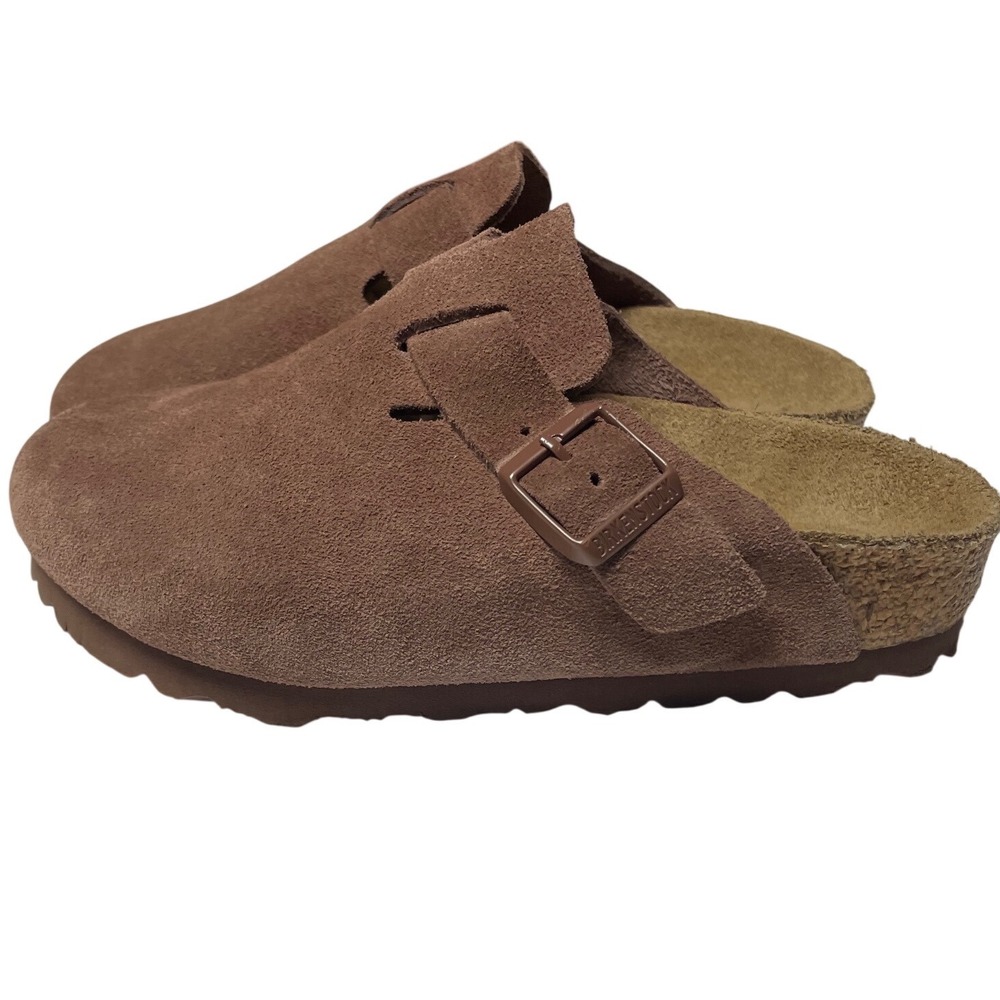 Birkenstock Boston Mocha Leather Clog Mules Little Kids 30(12)